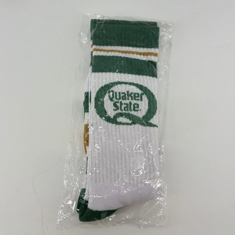 Vintage Quaker State Knee High Socks Youth Medium